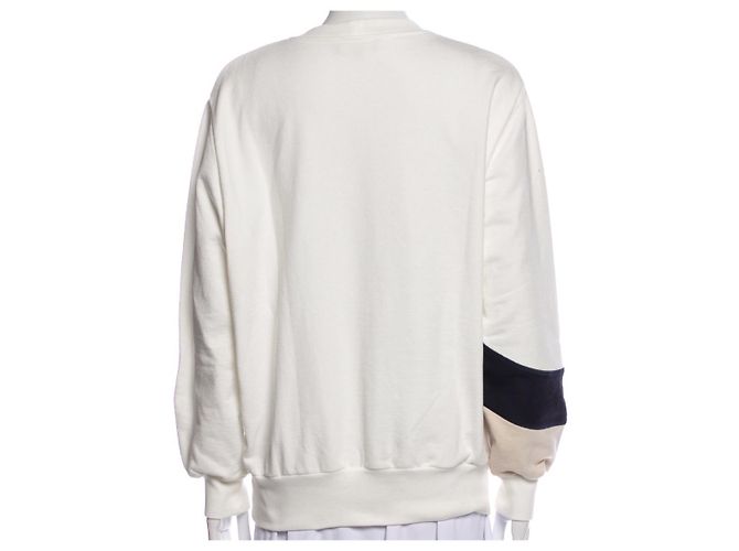 Chanel 18Jersey con logo P CC FR 46 Negro Blanco Beige - vista 9