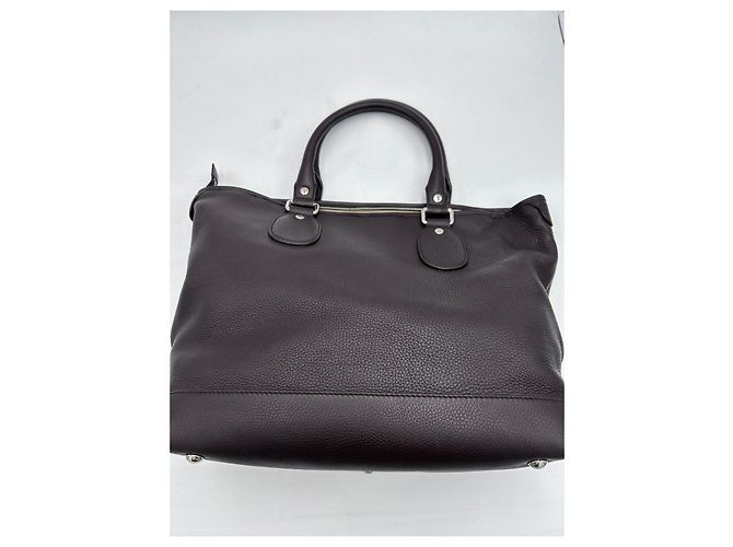 Borsa shopper Gucci Anni 2000 in pelle marrone - vista 4