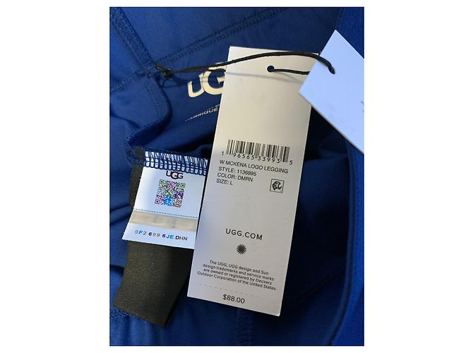 Leggings azules Ugg Blanco - vista 4