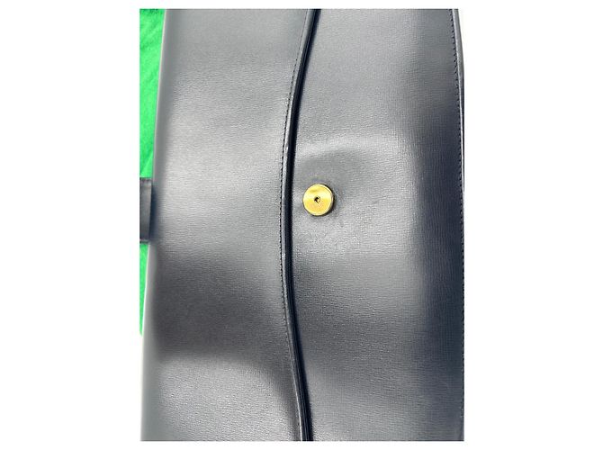 Gucci Clutch Tasche aus schwarzem Leder - Ansicht 9