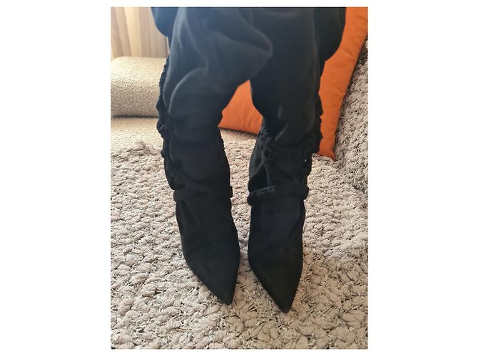Alexandre Vauthier Botines cruzados 100 Negro - vista 6