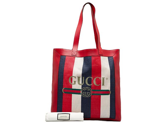 Cabas Gucci Sylvie Baiadera rouge - vue 12