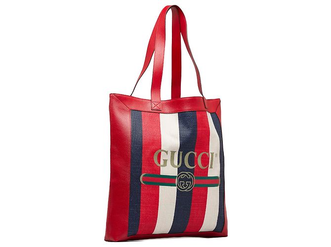 Cabas Gucci Sylvie Baiadera rouge - vue 2