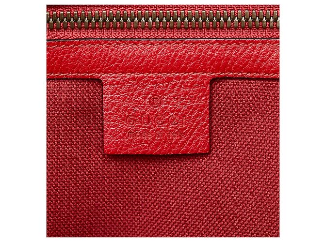 Cabas Gucci Sylvie Baiadera rouge - vue 6