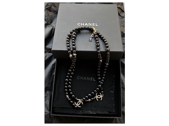 Chanel Halsketten Schwarz - Ansicht 2