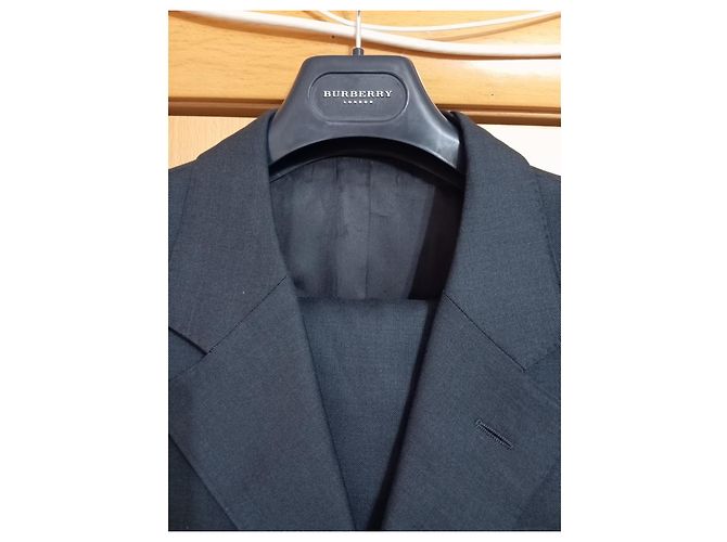 Traje Burberry Gris Oscuro de Algodón Gris antracita - vista 2