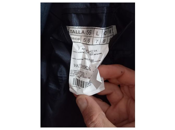 Traje Burberry Gris Oscuro de Algodón Gris antracita - vista 4