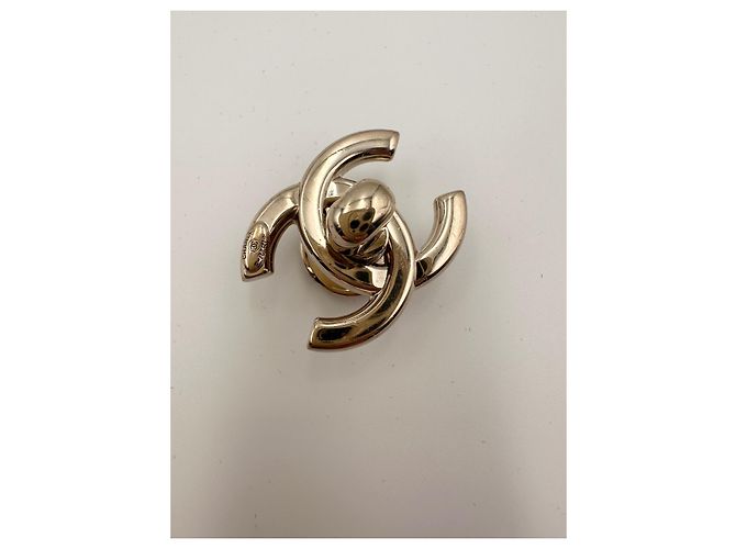 CHANEL chiusura originale CC turnlock oro lucido D'oro - vista 2