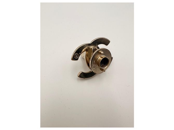 CHANEL chiusura originale CC turnlock oro lucido D'oro - vista 4