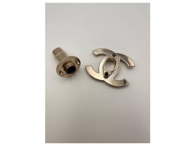 CHANEL chiusura originale CC turnlock oro lucido D'oro - vista 7