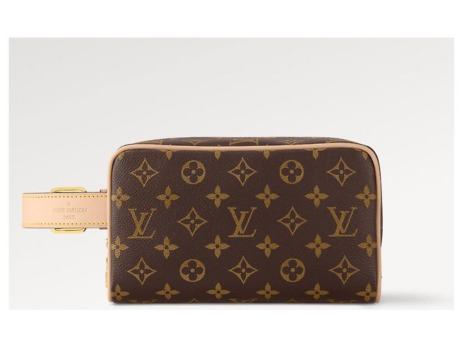 Louis Vuitton Locker Dopp Kit Monogram Marrone - vista 2