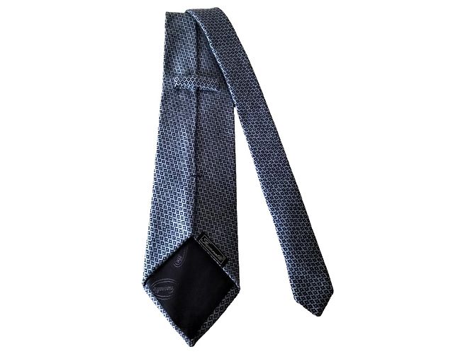 Façonnable Krawatte aus blauem Kaschmir - Ansicht 3