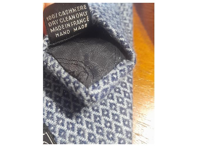 Façonnable Krawatte aus blauem Kaschmir - Ansicht 4