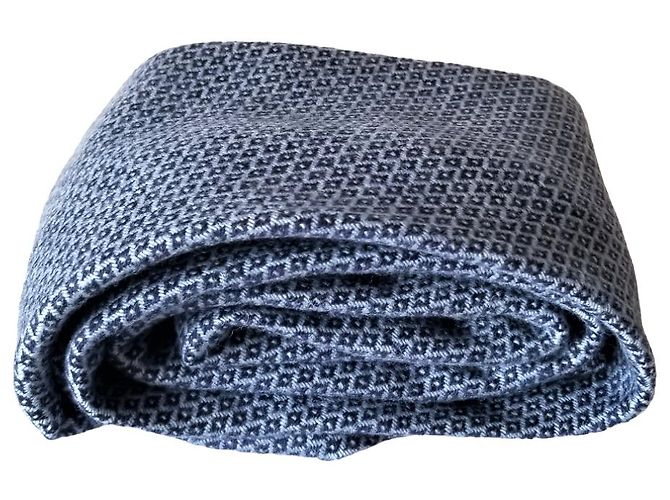 Façonnable Krawatte aus blauem Kaschmir - Ansicht 5