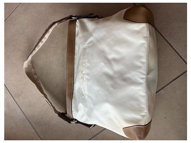 Borsa a mano Bogner in pelle marrone beige - vista 5