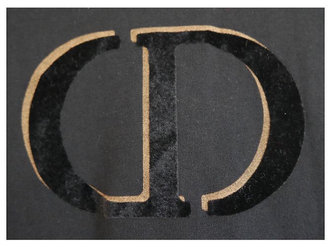 Christian Dior Haut à manches longues avec logo CD fille - vue 2
