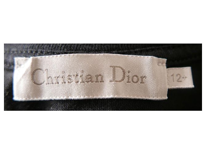 Christian Dior Haut à manches longues avec logo CD fille - vue 4