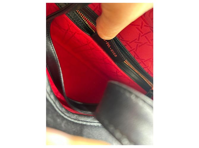 Christian Dior Lady Dior in pelle nera Nero - vista 6