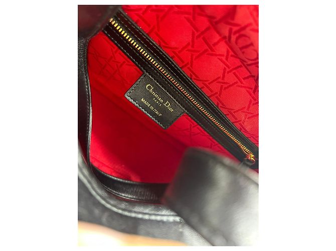 Christian Dior Lady Dior in pelle nera Nero - vista 7