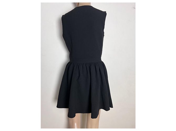 Mini abito nero senza maniche By Malene Birger - vista 3