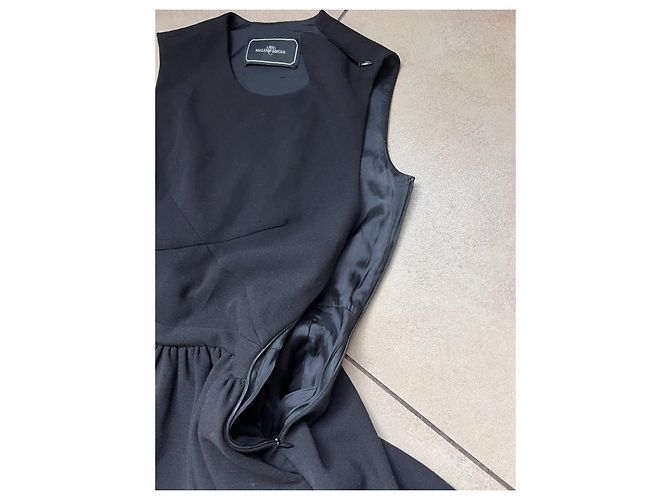 Mini abito nero senza maniche By Malene Birger - vista 4