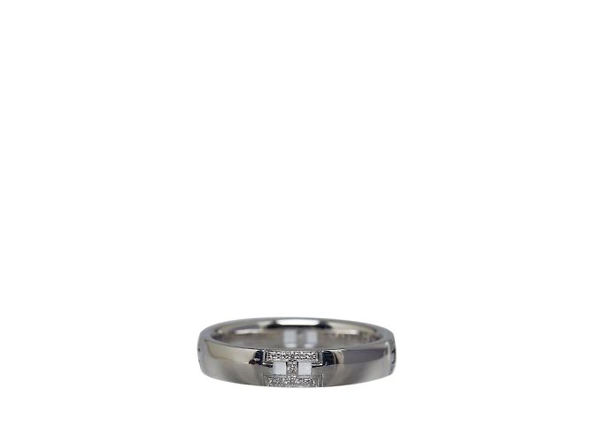 Ring Hermès Anello Hermes Ever Hercules K18WG Oro Bianco - vista 2