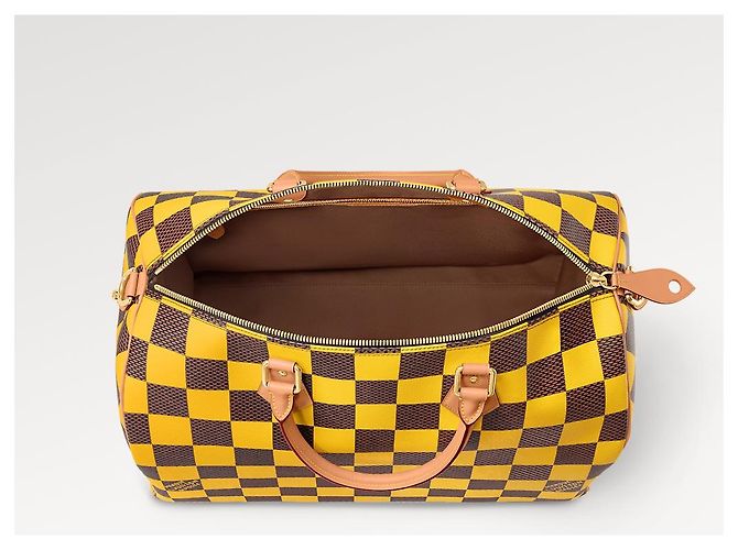 Louis Vuitton Schnelle LV 50 Damier Pop gelb - Ansicht 3
