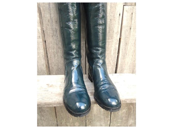 Stivali Marc Jacobs 38,5 Verde scuro - vista 4