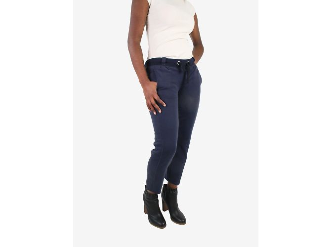 Maison Ullens Joggers elásticos azules - talla S - vista 3