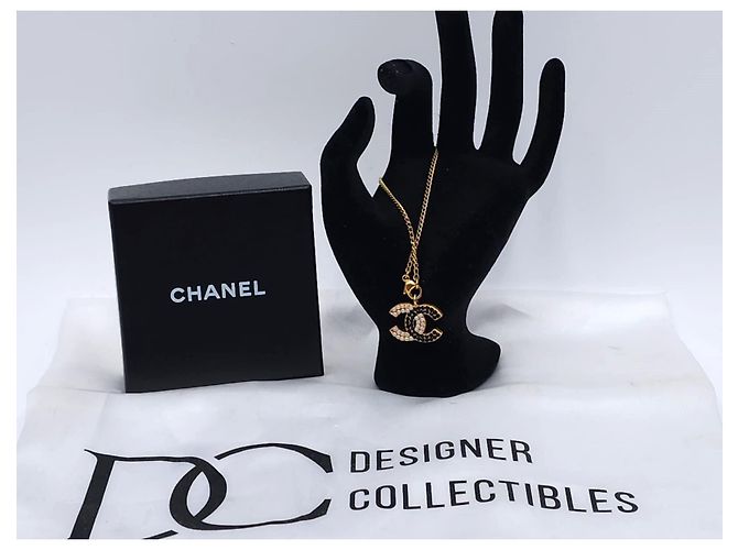 Pulseira Chanel Coco de corrente dourada Dourado - vista 3
