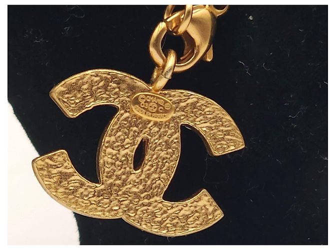 Pulseira Chanel Coco de corrente dourada Dourado - vista 9