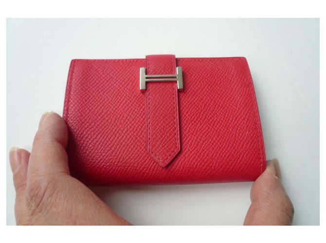 Hermès Cartera HERMES Béarn MINI Texas rosa Nuevo estado - vista 2