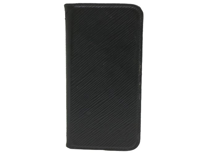Custodia per iPhone Epi LOUIS VUITTON Nera M64469 LV Auth hs1678 Nero - vista 2