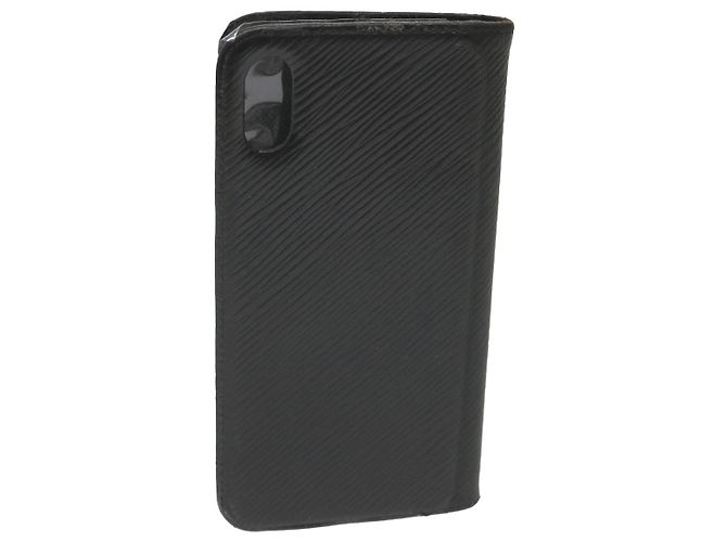 Custodia per iPhone Epi LOUIS VUITTON Nera M64469 LV Auth hs1678 Nero - vista 3