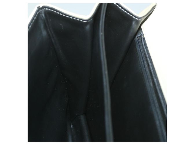 Bolsa de mão acolchoada BALLY couro bege Auth bs9678 - vista 19