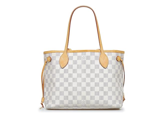 Neverfull Borse LOUIS VUITTON Bianco - vista 3