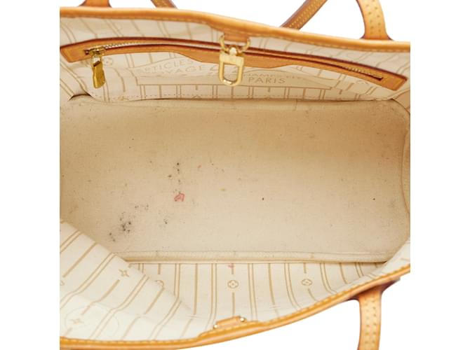 Neverfull Borse LOUIS VUITTON Bianco - vista 5