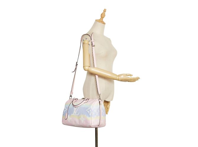 Speedy LOUIS VUITTON Handbags Brown - view 11