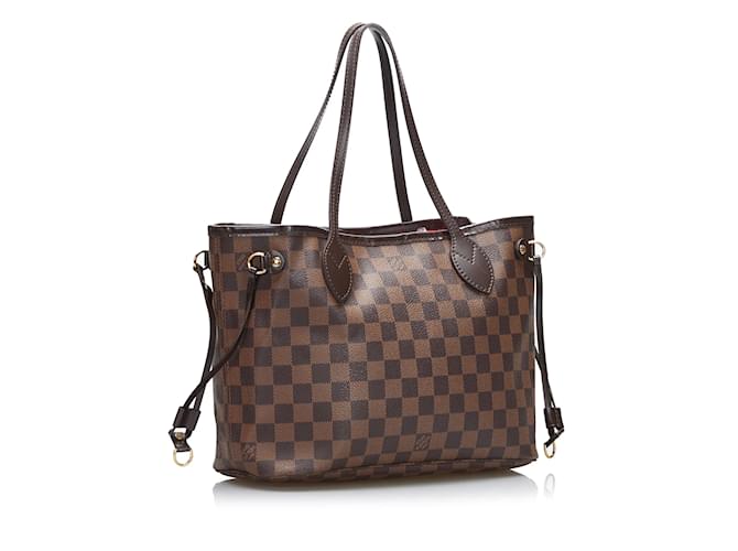 Neverfull LOUIS VUITTON Handbags Brown - view 2