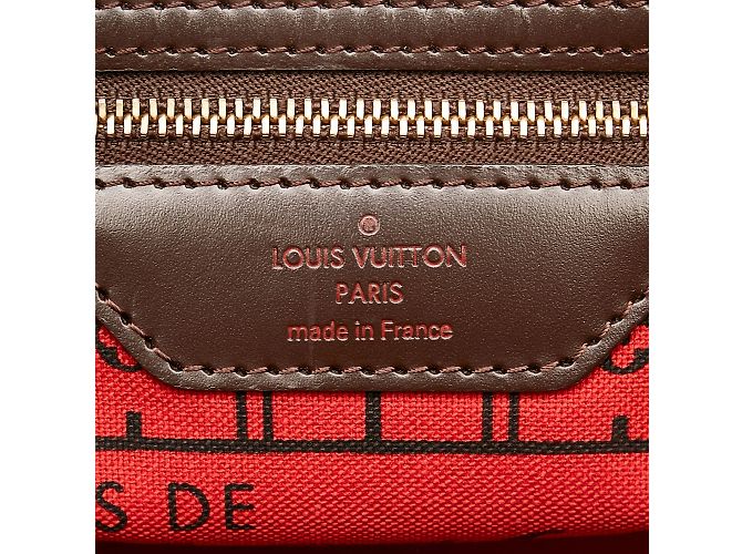 Neverfull LOUIS VUITTON Handbags Brown - view 6