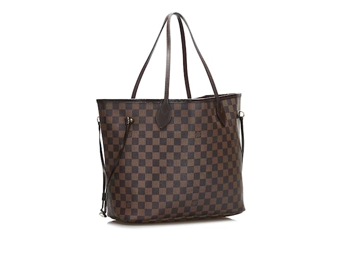 Borse LOUIS VUITTON Neverfull Marrone - vista 2
