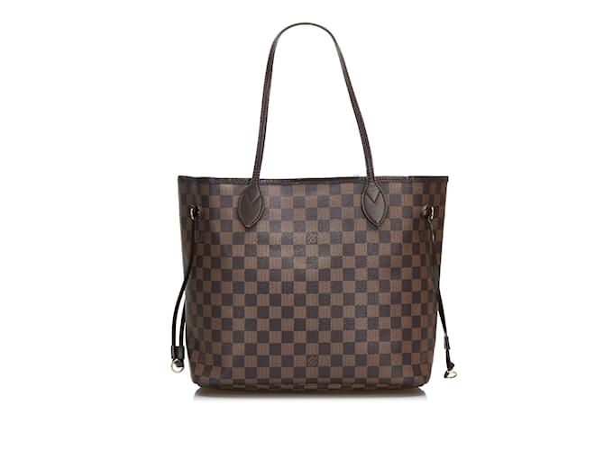 Borse LOUIS VUITTON Neverfull Marrone - vista 3