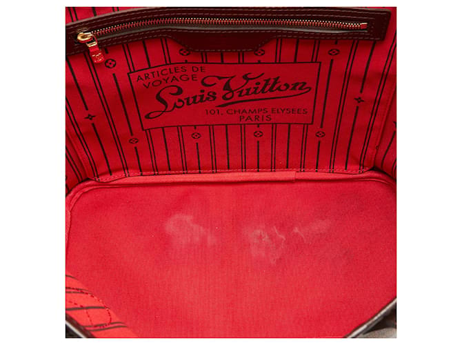 Borse LOUIS VUITTON Neverfull Marrone - vista 5