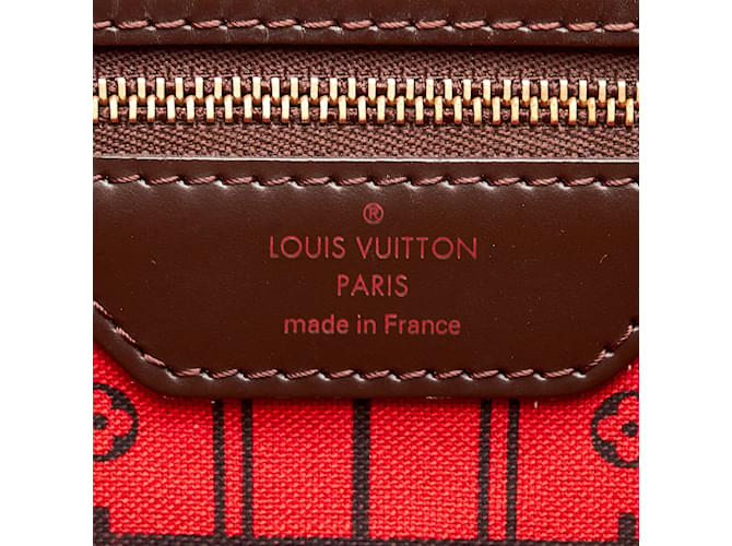 Borse LOUIS VUITTON Neverfull Marrone - vista 6