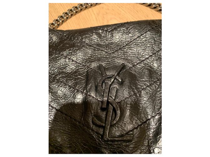 Autre Marque Borsa a mano Nikki in pelle nera Nero - vista 3