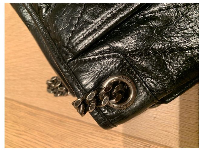 Autre Marque Borsa a mano Nikki in pelle nera Nero - vista 4