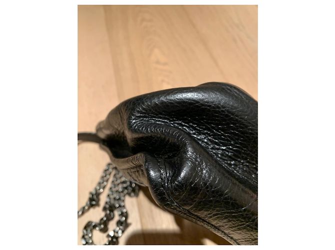 Autre Marque Borsa a mano Nikki in pelle nera Nero - vista 7
