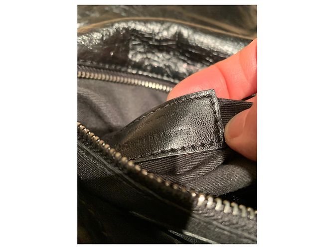 Autre Marque Borsa a mano Nikki in pelle nera Nero - vista 8