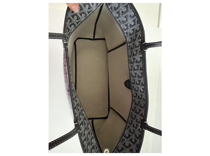 Goyard Artois MM Tasche Grau Stoff - Ansicht 5