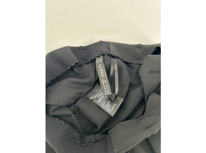 Autre Marque Non Signé / Unsigned trousers T.US 6 Polyester Black - view 3
